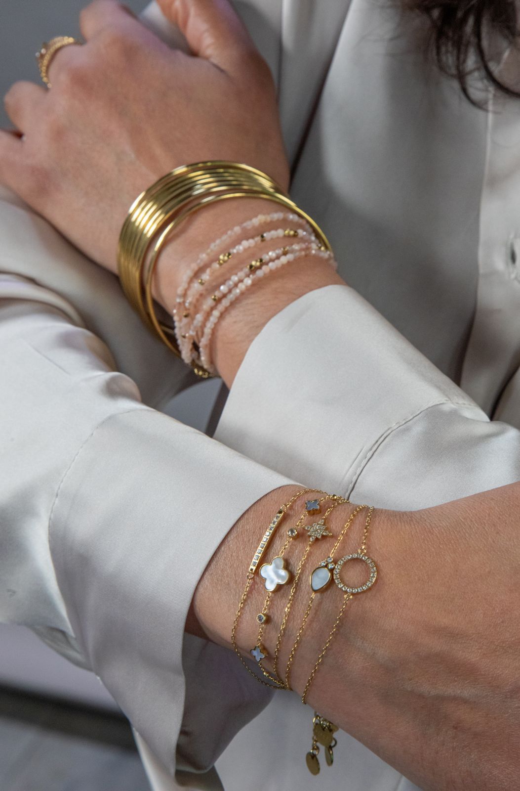 Collection Djanet Bijoux - bracelets dorés